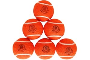 MARIB Cricket Tennis Balls- Heavy Rubber Tennis Balls for Cricket & Tennis Practice