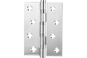 NASHRIO 4Pcs Kugellager-Türscharnier, 4 Zoll leises Lagerscharnier für Tür, Zimmertür, Badezimmertür, Klavier, Küchenschrank, Gehäuse, Fenster und andere Scharnierszenen, Türscharniere, Scharniere im Freien