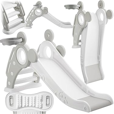 Gotagee Kinderglijbaan 6-in-1 met één glijbaan, twee platforms, twee
