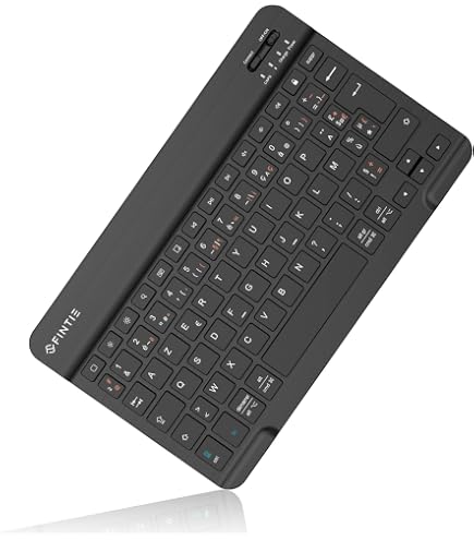 Tastiera Bluetooth Con Custodia Per Huawei MatePad 11.5” 2023 – Layout AZERTY Francese, Staccabile, Con Porta Penna