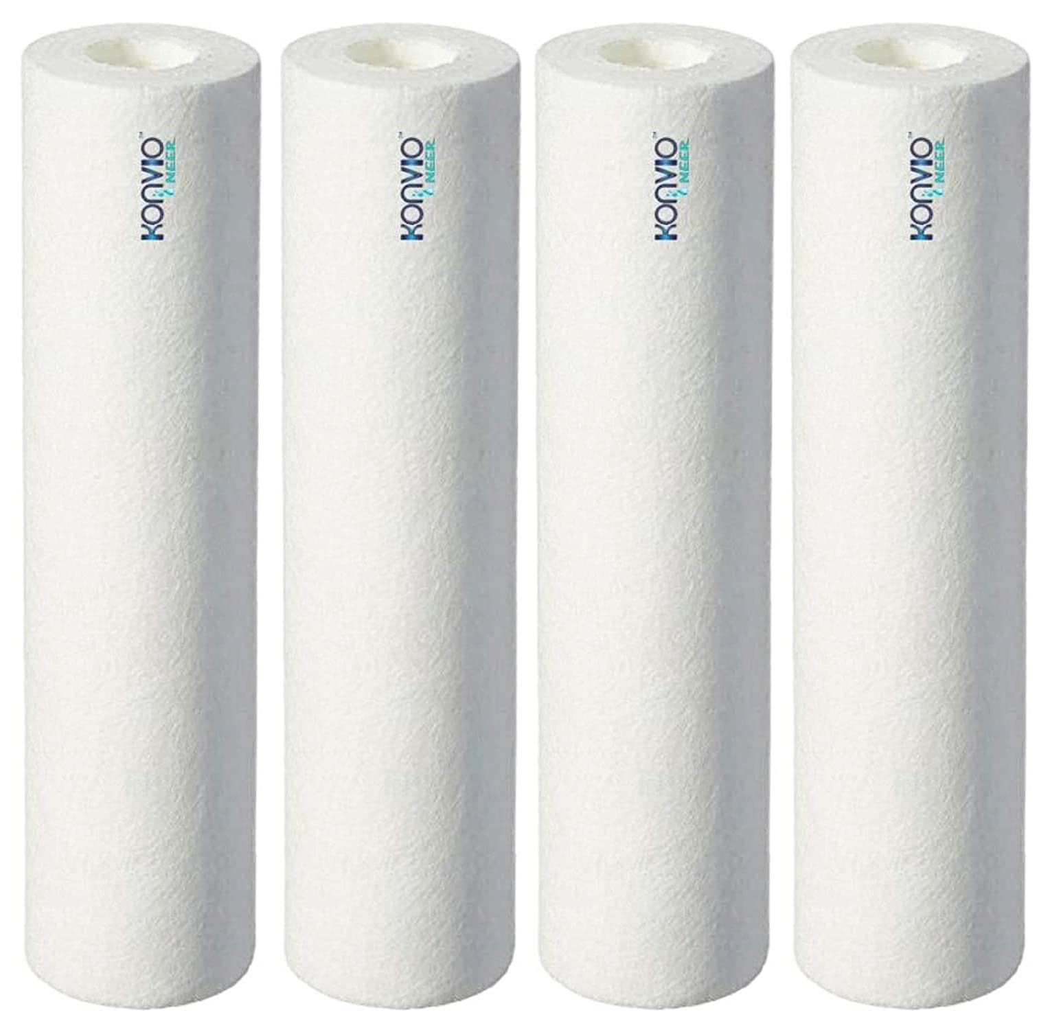 KONVIO NEER 10 Inch Spun Pre-Filter Cartridge: A High Density Solution for Water Purification (Pack of 4)