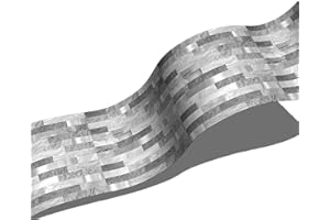 Guest Ruyunlai Borde del Papel Pintado Auto Adhesivo del Papel Pintado del PVC Cenefa Autoadhesiva para DecoracióN De Pared De Cocina BañO 10cm X 200cm