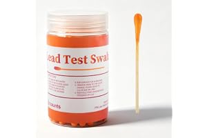 NYVOR 30 styck Bly Test Kit, Bly-Testpinne Kvalitativ halvkvantiativ blydetektion för hushållsytor, Resultat på 30 sekunder för keramik, disk, trä, metall, tungmetalltest