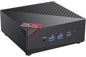 ACEMAGICIAN AM06PRO Mini PC, AMD Ryzen 7 5825U (8C/16T, Fino a 4.5 GHz), Mini Computer 16GB DDR4 512GB M.2 2280 SSD,Dual Ethernet/WIFI 6/Type-C/per Ufficio, Gioco