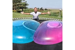 SURPZON Summer Super Bubble Ball Amazing Outside Water Ball Game Toy for Outdoor Kids Child Boys Girls Party Durable Inflatable Bubble Ball Toys