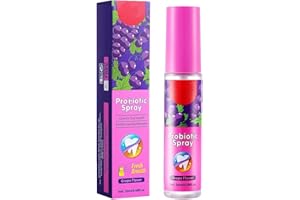AONAT Mundspray, Mundspray Gegen Mundgeruch, Mundgeruch Spray mit Fruchtgeschmack,Erfrischungsspray, FüR Nachhaltig Frischen Atem- frischer Atem Spray (Traubengeschmack 1x20ml)