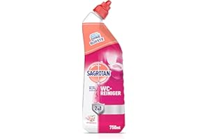‎SAGROTAN Sagrotan WC-Reiniger Blütenfrische – 2in1 Reinigungsmittel mit Antischmutzfilm für langanhaltende WC-Frische – 1 x 750 ml