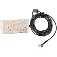 Endoskop, 3 in 1 Wasserdichte Endoskop Inspektionskamera 0,3 Megapixel Snake Kamera mit 6-LED Licht 5M für Android Micro…