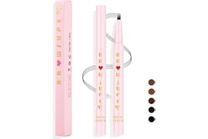 HOUSN Augenbrauenstift,Augenbrauenstift mit Gabelspitze,Wischfest Wasserfest Flüssiger Augenbrauenstift,schnell trocknend und langlebig Lang Haltbar Wischfest Microblading Pen