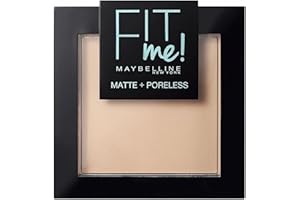 Maybelline New York - Poudre Compacte Fit Me Matte & Poreless - Peaux normales à grasses - 115 Ivoire - 9 g