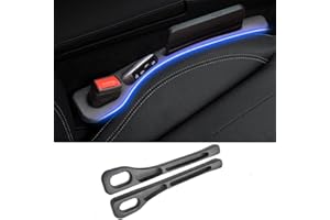 FDCYQW 2 Pezzi Riempitivo Sedili Auto per BMW X1 E84 2010-2015, Riempimento Sedile Strisce Prova di Perdita Gap Filler Gap Seggiolino Accessori,A/Black