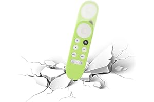 PILIPANE Zdalna osłona, osłona ochronna na pilota silikonowa osłona, antypoślizgowa osłona silikonowa do pilota zdalnego sterowania Chromecast Google TV(Green)
