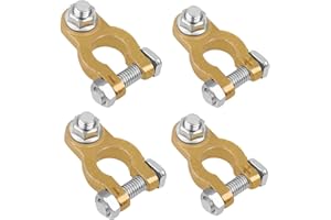 MIIEPLS Cosses Batterie Voiture,2 Paire de Bornes de Batterie,12V / 24V Positif et Négatif Cosse Batterie,Connecteurs de Bornes Batterie de Voiture,pour Auto Moto Bateau Camion