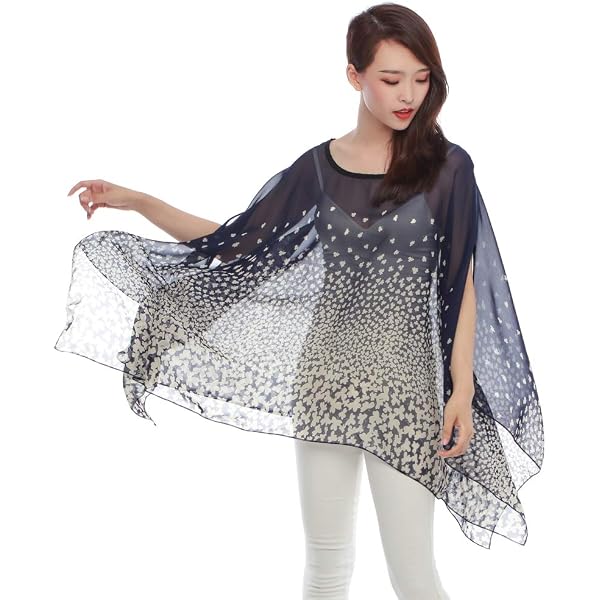 Max Hsuan Camicetta Floreale Oversize In Chiffon: Morbida, Traspirante E Perfetta Per L'Estate | Manica Pipistrello Donna Taglie Forti - 2
