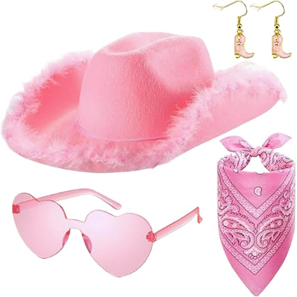 Chapeau De Cowgirl Rose Rétro Avec Boule Disco Groovy Disco Cowboy Western Vecteur Theme Ouest Sauvage 80910622