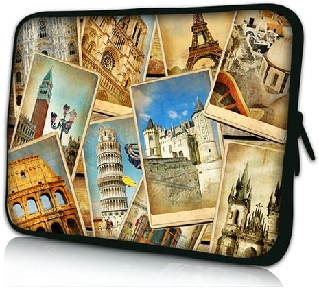 PEDEA Tablet Bag Case Design Sleeve for 10.1 inch, Vintage Travel