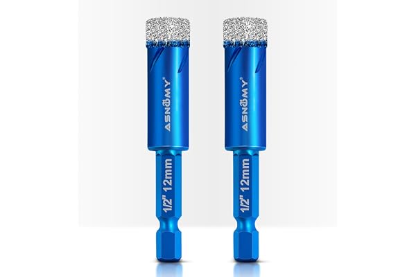 ASNOMY 2 st 12 mm diamantborr kakelborr glasborr set