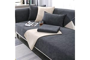 ‎BOHRENCL BohrenCL Sofa Cover, Chenille Sofa Cover, Sofa Covers for Seat, Sofa Protection, Cat Dog, Sofa Throw, Couch Cover 1/2/3/4 Seater, Sofa Throws, Couch Cover, Sofa Protective Blanket