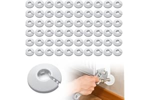 JOAASU 60 Pièce Roseta de Plástico para Radiadores, Embellecedor Radiador Cubre, Radiador Plástico de Tubo de 16mm, Rosetones para Tubos de Calefacción, para Tubo de pared, Caliente Tubos de Gas