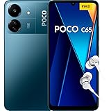 POCO C65 Smartphone 8+256GB, 6.74”Display, MediaTek Helio G85 Up to 2.0GHz, 50MP Dual Camera, 5000mAh, 18W, Blu (Dark Blue)
