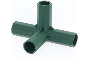 5 st 16 mm PVC-montering byggd slitstark växthusram möbelkontakter, växthusram byggnadskontakt, växthusplastram, PVC 3/4/5-vä
