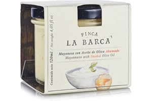LA CHINATA Finca La Barca Mayonesa Con Aceite De Oliva Ahumado 120 Mililitro