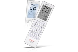 JEVX Mando Universal para Aire Acondicionado 5000 en 1, Control Remoto Universal para Mitsubishi, Jujitsu, LG, Carrier, Daewoo, Panasonic, Samsung, Toshiba, Haier, acondicionadores de Aire