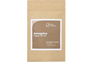 ‎TERRA ELEMENTS Terra Elements Bio Astragalus Kapseln (400 mg, 150 St) I Astragalus membranaceus I Tragant I 100% rein I Vegan I Rohkost