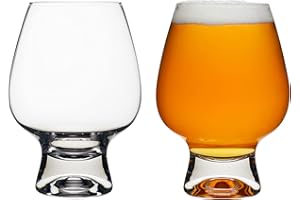 Wrenbury Juego de 2 vasos de pinta grandes para fiordo, 640 ml, 1,1 pintas, extra grandes, para cerveza, pub, cerveza, salto, casa, cristal, Ale Lager Guiness