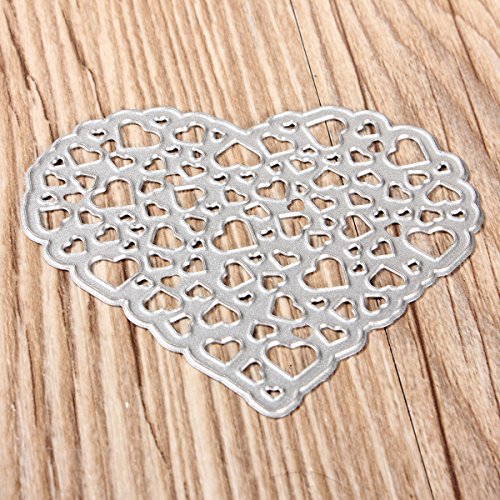 KING DO WAY Stanzschablone herz stanzformen Schneideisen Scrapbooking schablonen für DIY sammelalben handwerk Papier Karten Dekorpapier - 3