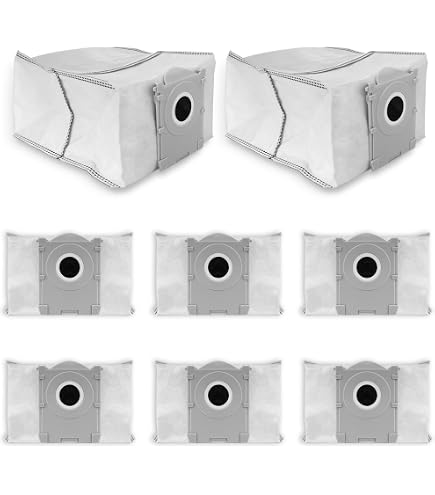 Sacs à Poussière T50 Pour Robots Ecovacs - Lot De 12, Capacité 2,5 L, Compatible X8/X9 Pro Omni, T50/T50 Pro, T80 Omni, Etc.