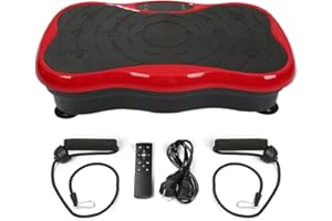 OHMG Vibrationsplattform, Vibrationsplatte und oszillierend, Fitnessgerät für zu Hause, für Krafttraining, Bluetooth, Fernbedienung, Touchscreen, ultra-leiser Motor, Sport zu Hause, Fitness