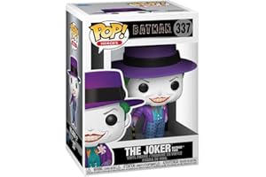 Funko Pop! Heroes: DC Batman 1989 - The Joker With Hat - 1/6 Odds For Rare Chase Variant - DC Comics- Figura in Vinile da Collezione - Idea Regalo - Merchandising Ufficiale - Comic Books Fans