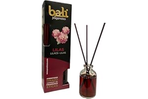 Bali fragancias Ambientador Mikado LILAS Difusor con varillas de ratán para tu salón, comedor o cualquier estancia de tu hogar, fragancias seleccionadas, Aromaterapia, Perfumado (30 ml)