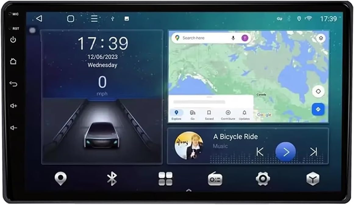 Radio para Coche Android 15 con Pantalla táctil HD de 9 Pulgadas para Nissan Murano Z50 2004-2008 Carplay cámara de visión Trasera Mirror Link Reproductor Multimedia estéreo para Coche (RS40 4+64 GB)