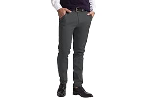 westAce Męskie spodnie chinosy slim fit stretch diagonal casual spodnie