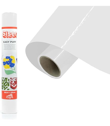 Siser EasyWeed Extra Giallo Fluo | Vinile Termotrasferibile 30cm X 0,5mt | Per Nylon, Pelle E Tessuti Trattati