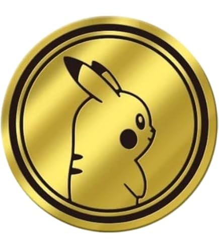 Pokémon TCG Pièce Jumbo Pikachu 25ème Anniversaire – Édition Gold Starlight, En Plastique Métallisé, Collection Limitée