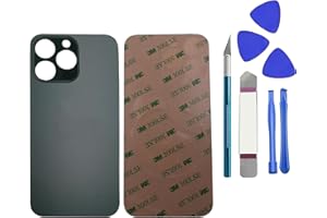 Dakexiong 13 Pro Max Ersatz-Rückglas für iPhone 13 Pro Max, mit Repar-Werkzeugset und vorinstalliertem Kleber (Alpingrün)