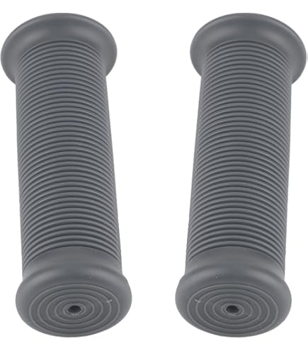 Poignées De Guidon Moto Universelles 25 Mm - Aluminium + Caoutchouc Antidérapant, Confort Et Style (Noir)