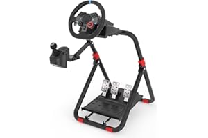 DIWANGUS Steering Wheel Stand, Racing Wheel Stand with Adjustable Height/Angle, Wheel Stand Fit for Logitech G29/G923/G920, for Thrustmaster T300/T248