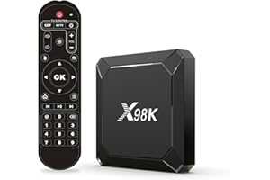 Android TV Box 13.0, ADDCOLOR X98K 4GB RAM 32 ROM, TV Box avec RK3528A Chip Quad Core Arm Cortex A53, Prend en Charge OpenGL ES 1.1/2.0 et OpenVG 1.1, 8K HDR 2.4GHz/5GHz WiFi 6