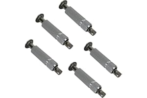 Linxor - Lot de 5 pitons Douilles escamotables en INOX Ø 12 mm