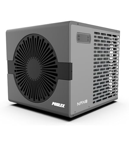AquaForte Mini Warmtepomp 3 kW, Uitermate Geschikt Voor Bovengrondse Zwembaden, 4.1 AMP, 0.9 kW, Geadviseerde Zwembadgrootte 5-15 m3, 19 kg, 425x290x431 mm, ABS Kunststof Behuizing