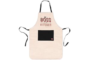 Legami - Grembiule da Cucina Uomo Donna, Super Chef, Tasca Frontale, Regolabile, Taglia Unica, Lavabile in Lavatrice, Dimensioni 56 x 76 cm