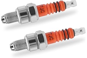 Wai Danie 2pcs 3 Electrodo Motocicleta Bujía A7TC Electrodo triple de alto rendimiento Reemplazar Compatible con C7HA C7HSA