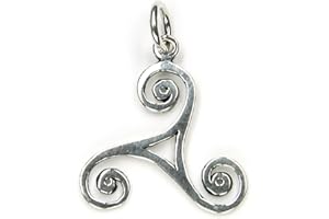 Drachensilber Silberanhänger Triskel keltischer Schmuck Anhänger Mittelalter 925er Silber Triskelion Kettenanhänger Kelten