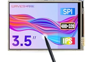 Waveshare LCD Display Module 3.5inch 320 * 480 TFT Resistive Touch Screen Panel SPI Interface for Rapsberry Pi Model B/B+/2B/3B/3B+