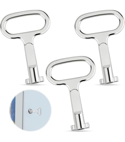 Clé Carrée Universelle - Lot De 2, Alliage De Zinc, Pour Vannes Gaz/Eau/Électricité, Ascenseurs