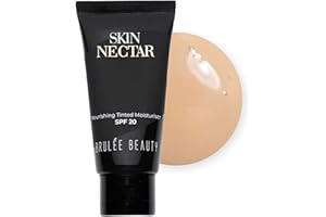 Brulée Beauty Skin Nectar | Luminous SPF20 CC Cream | Medium-Full Coverage Foundation | Lightweight, Hydrating Tinted Moisturiser | Skin-Like Flawless Finish | Vegan & Cruelty Free | Shade One